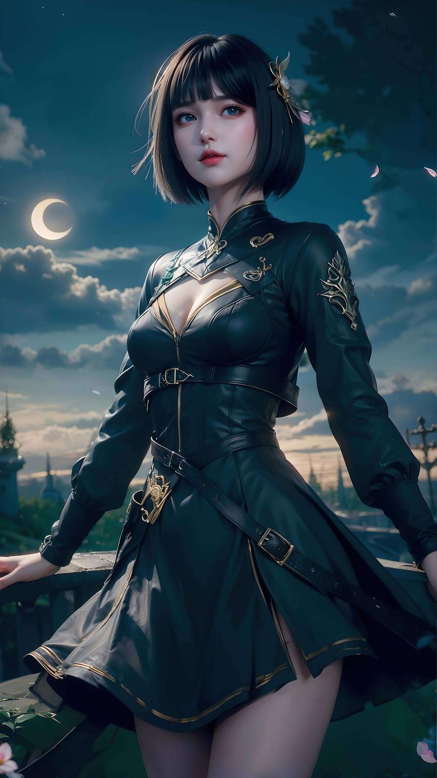 妖娆动人免费下载哦！这壁纸上的慕青鸾翩翩起舞