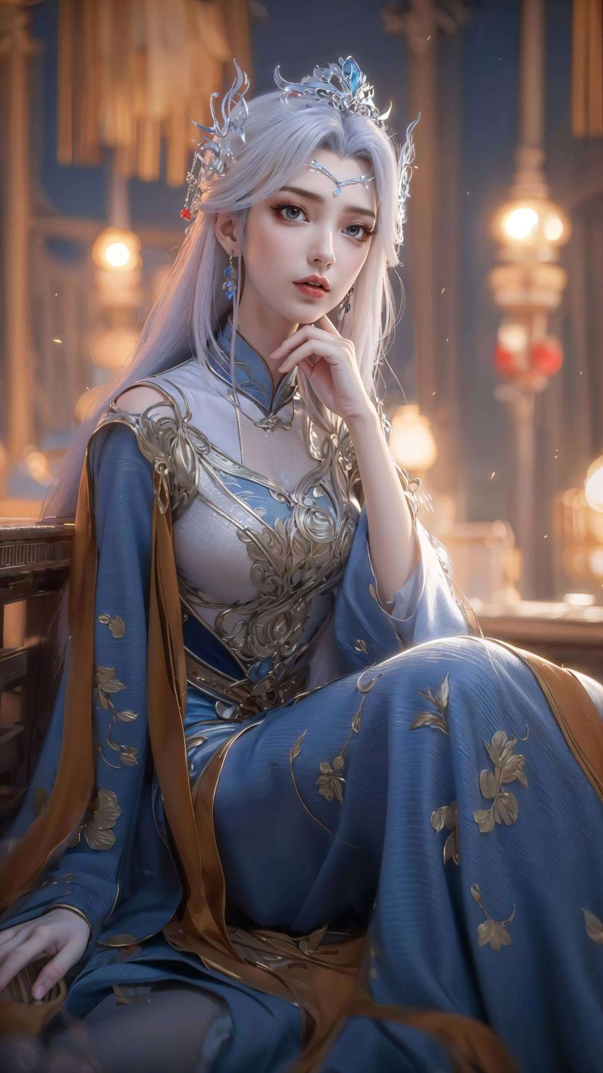 仿佛在告诉你：即使被困境所c宁雨蝶眼神坚定