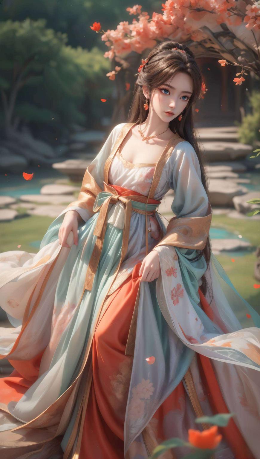 简直是视觉盛宴！让我们一起欣赏这朵盛开的花儿今天给大家带来一组超精致的iPhone古风漫画壁纸