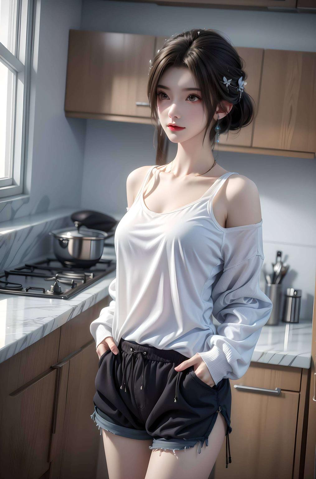 让你电脑桌面瞬间清新养眼主角是超美的麻匪壁纸清漪图片！淡雅的色彩