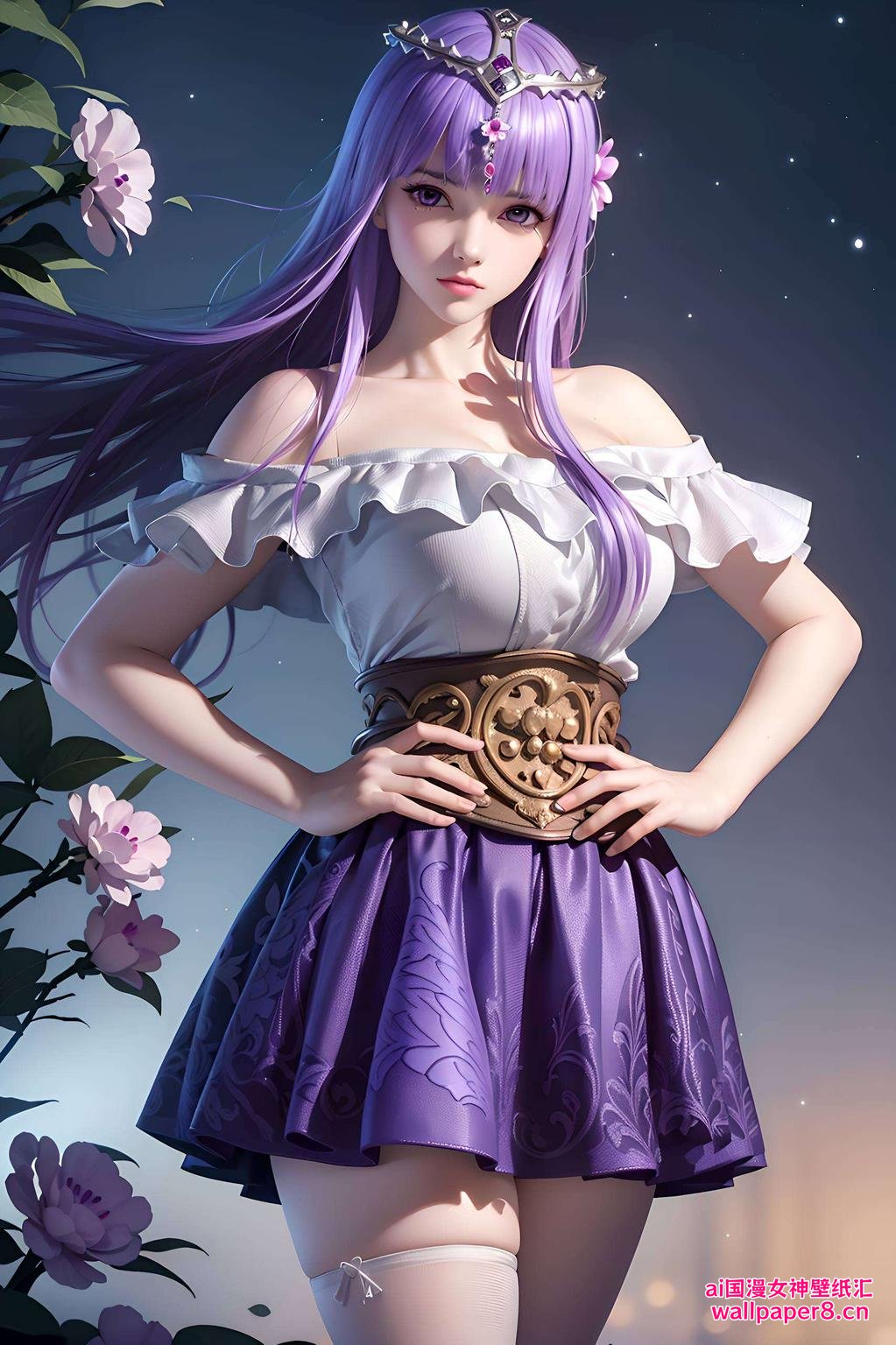 简直美得让人心动！AI眼中的少司命壁纸仿佛她是那唯一的主角