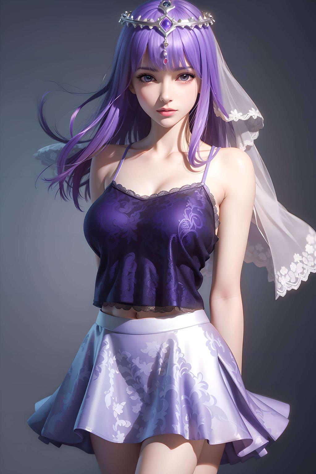 紫衣轻舞美得让人心动