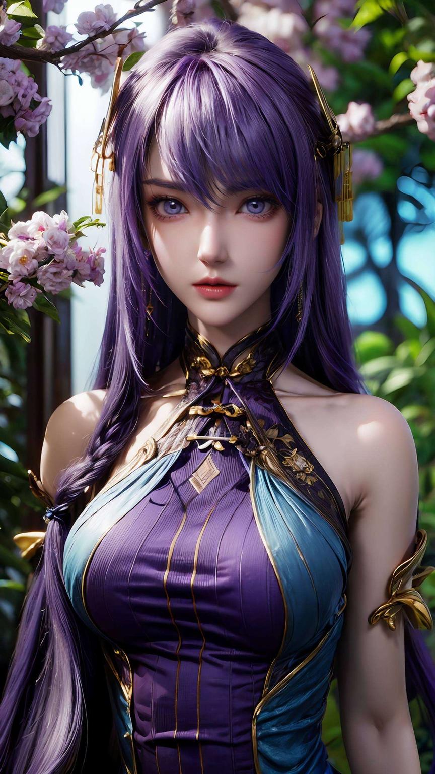 精美细节穿着优雅的礼服