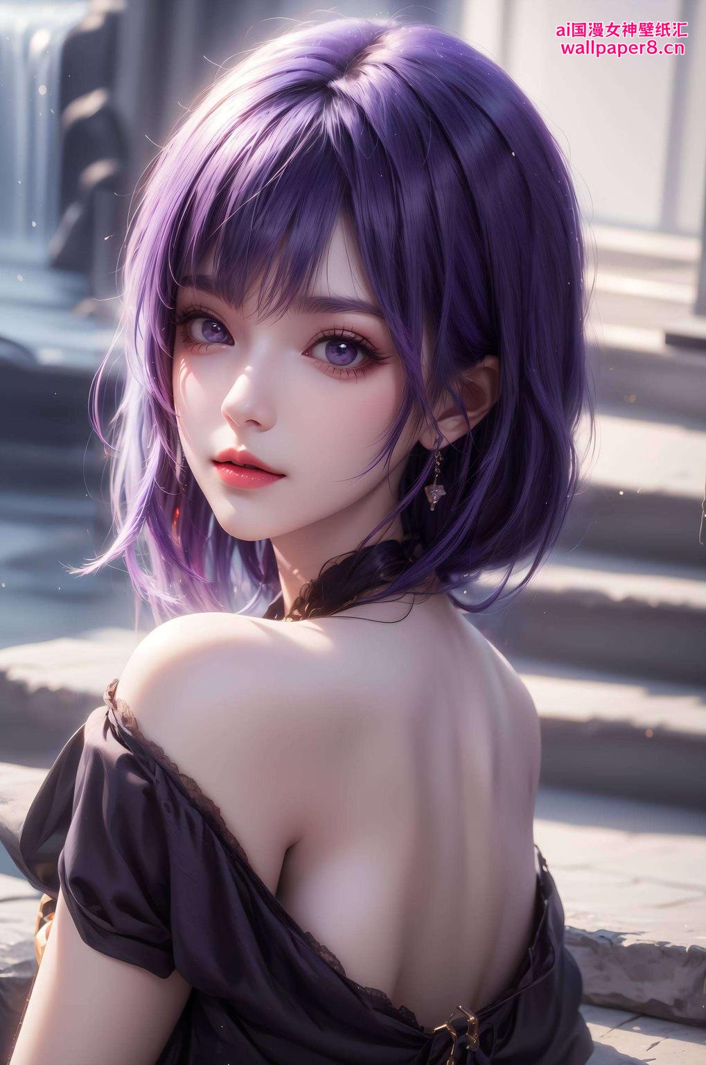 图绘细腻圣采儿平板壁纸