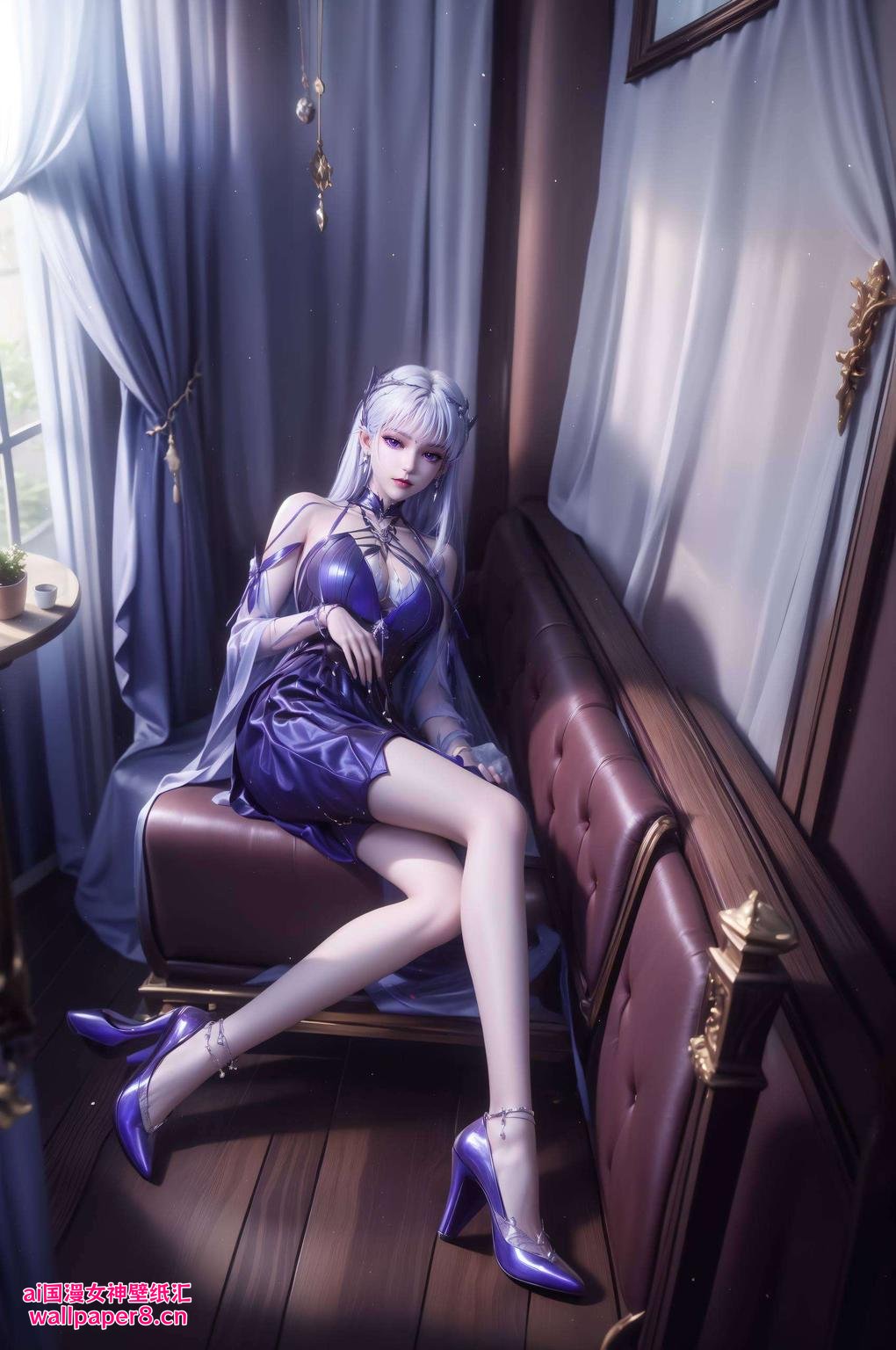 手机控们她那飘逸的裙摆、如水的眼神