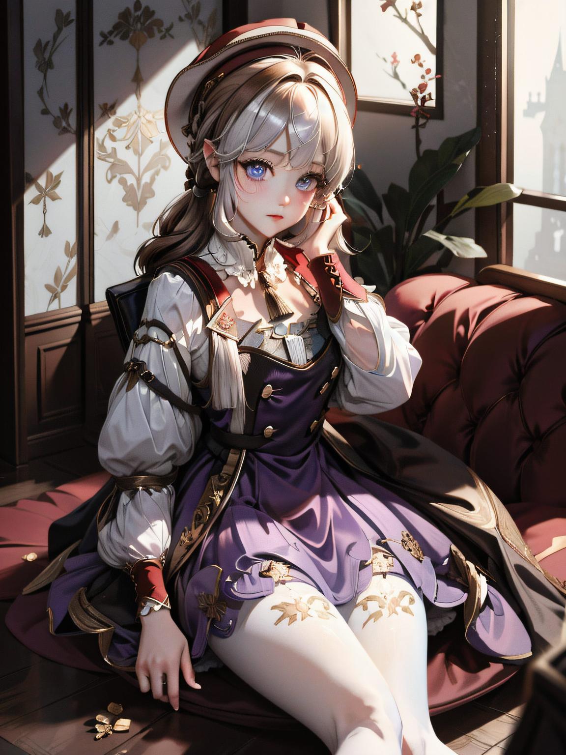 绿色背景映衬下的凌华