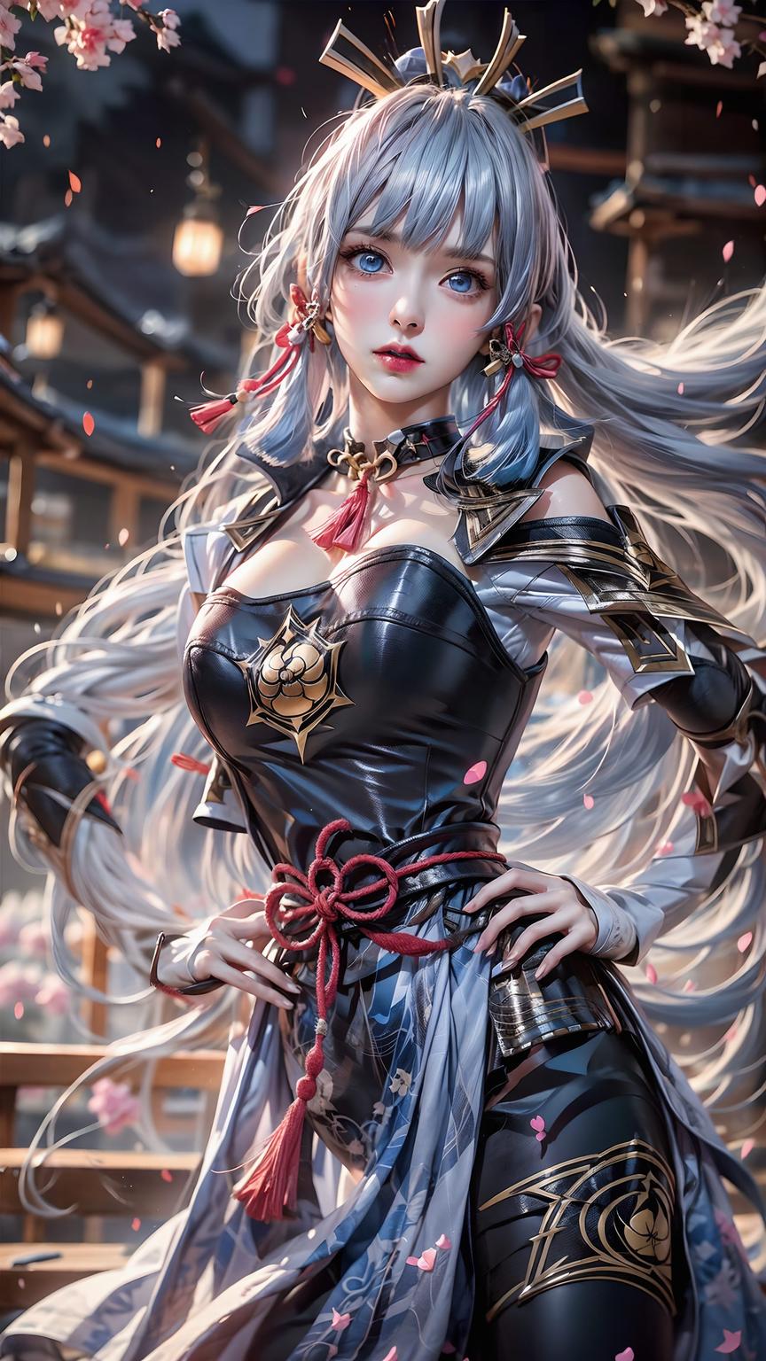 国漫女神里凌华AI打造的艺术盛宴！超清晰壁纸