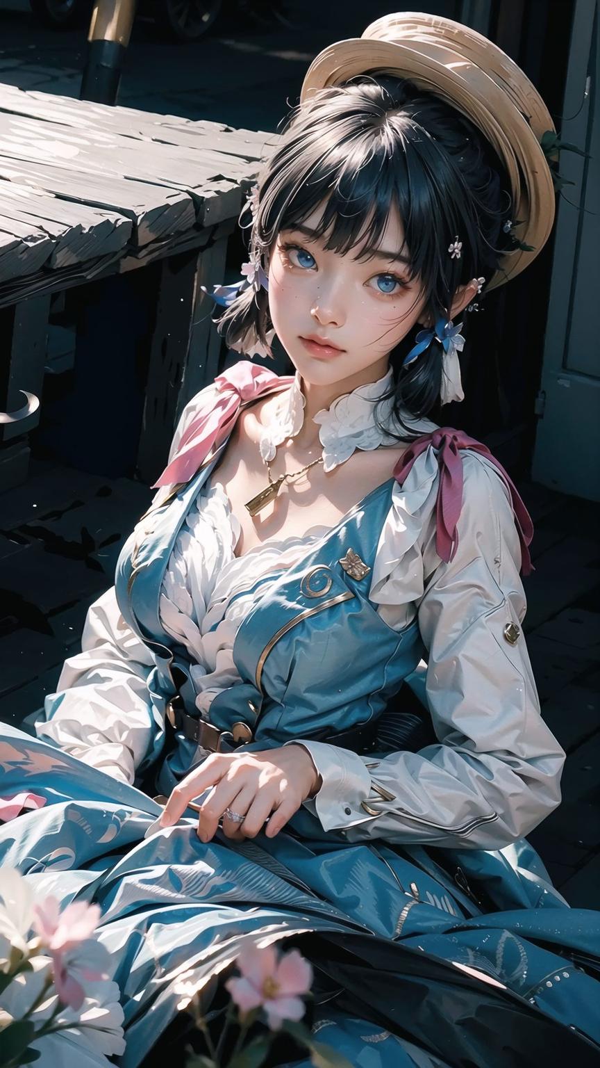 尽在这系列壁纸中展现凌华的美貌与气质