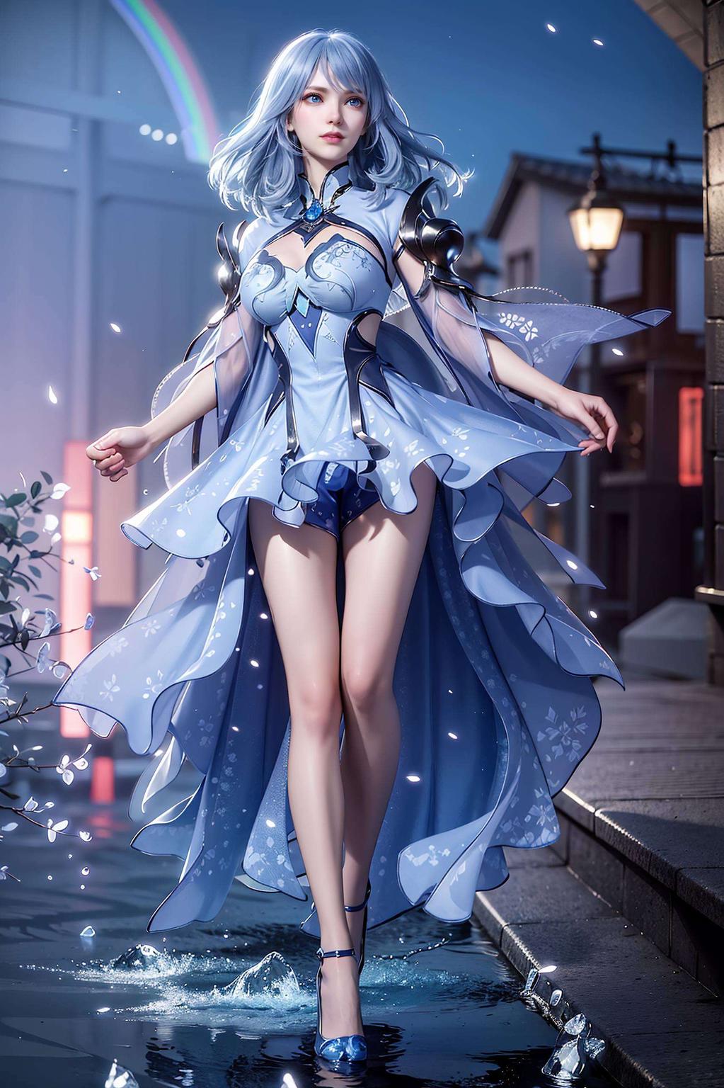 清凉养眼晶莹剔透