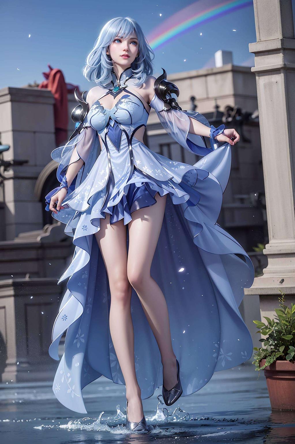 让眼睛休息一下主角是我们的水冰儿！清新的色彩