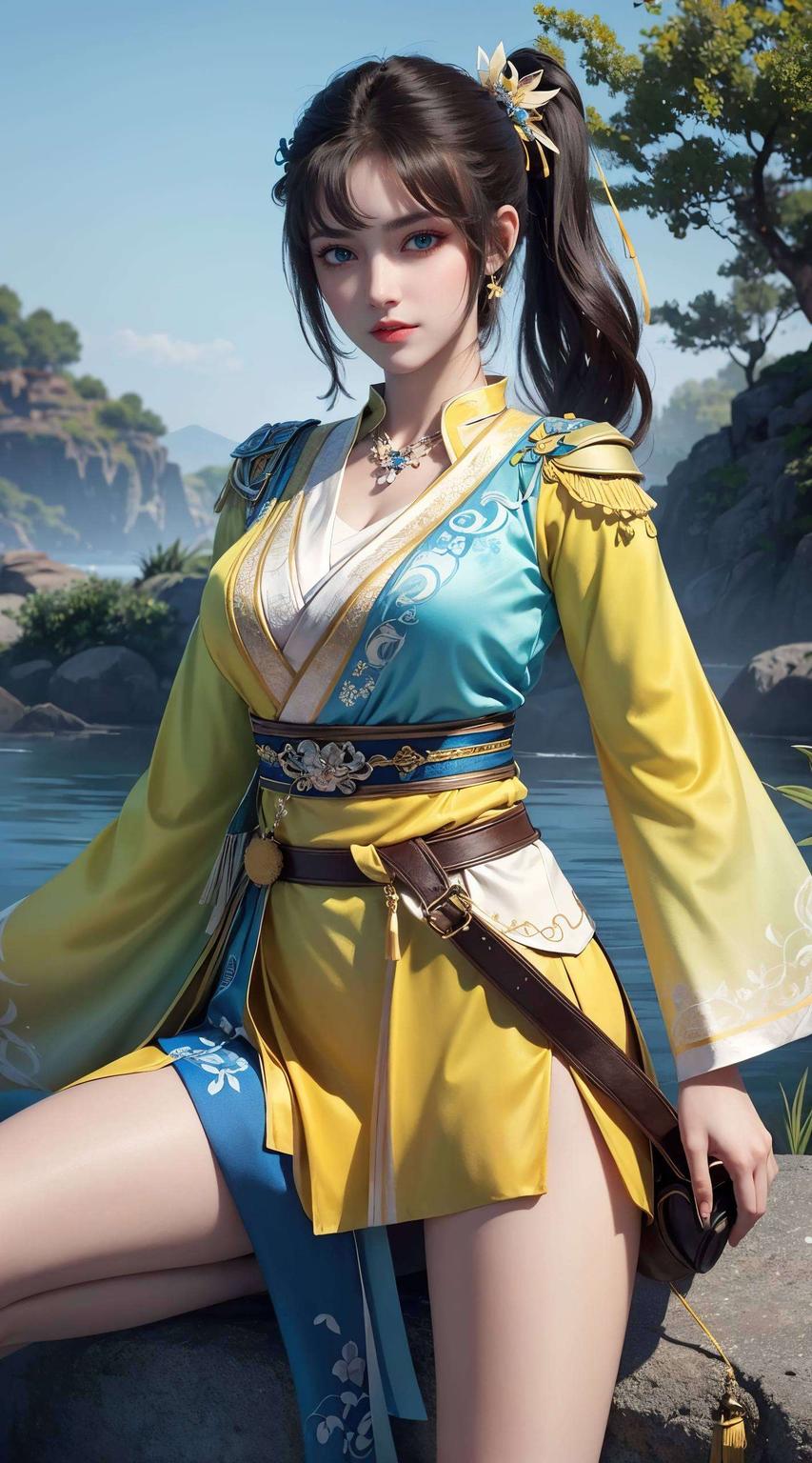 这款超好看完美像素的1920x1080壁纸带来了司空千落的高清4K魅力！画面细腻