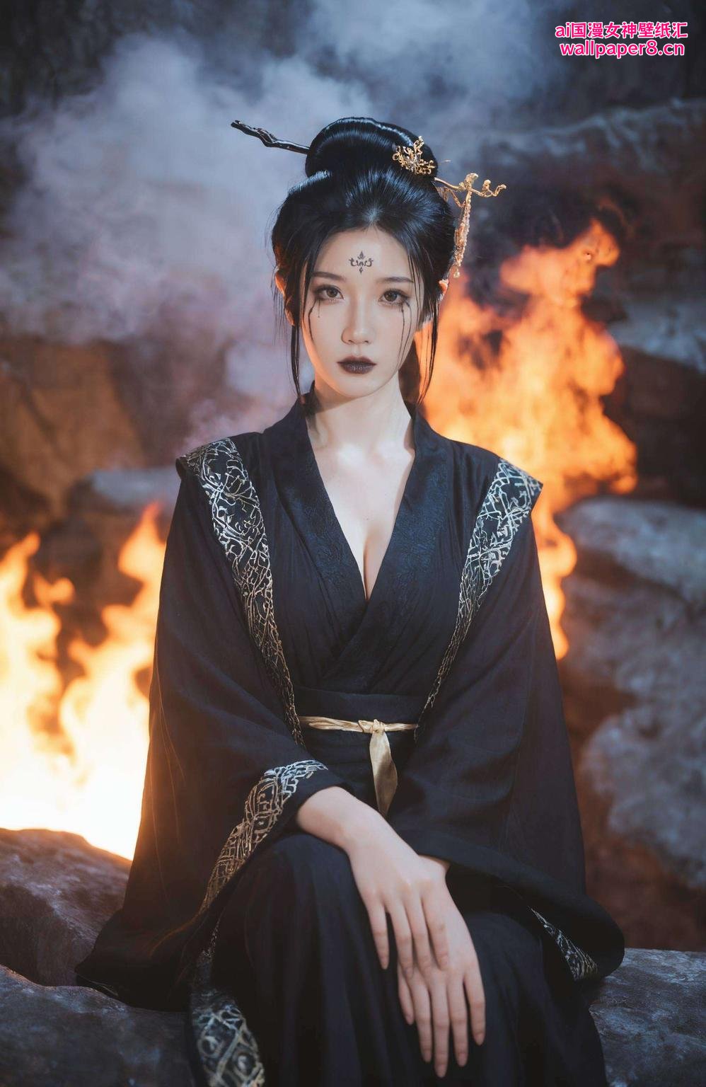 黑神话悟空四妹半脸壁纸点亮手机独特风采！