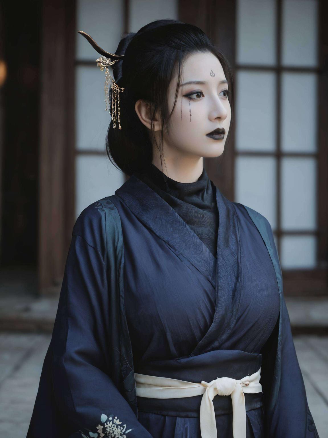 静态中蕴含着动态之美绝对让你的手机桌面瞬间高大上！看这款黑神话悟空四妹手机桌面壁纸