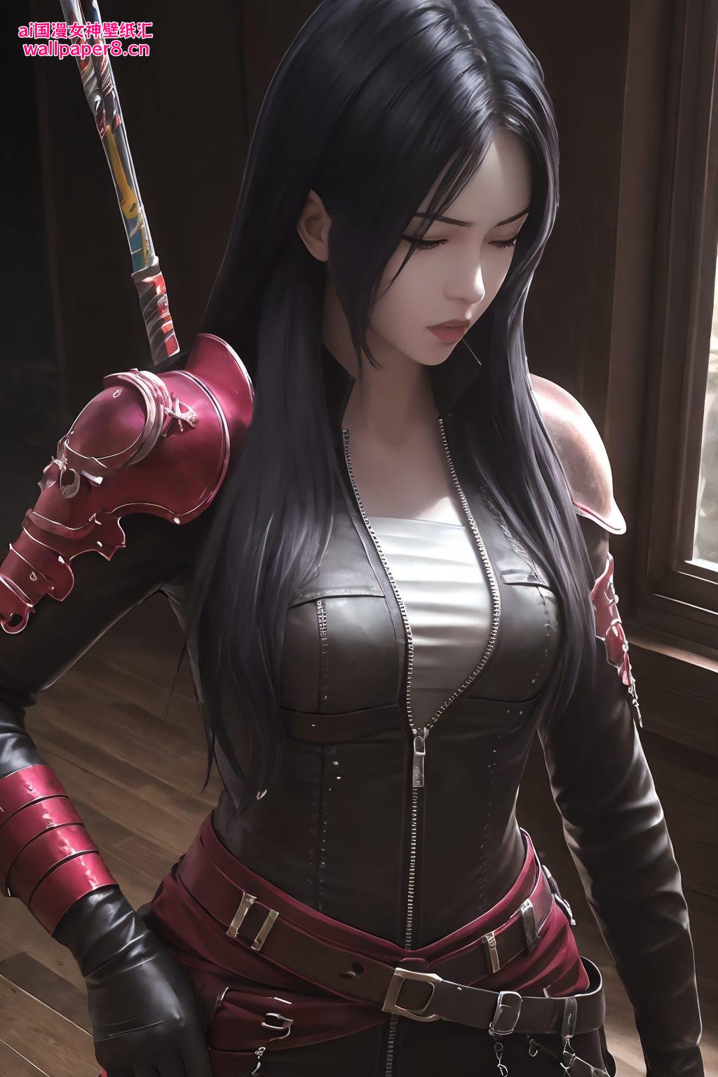 简洁线条绿色极简壁纸