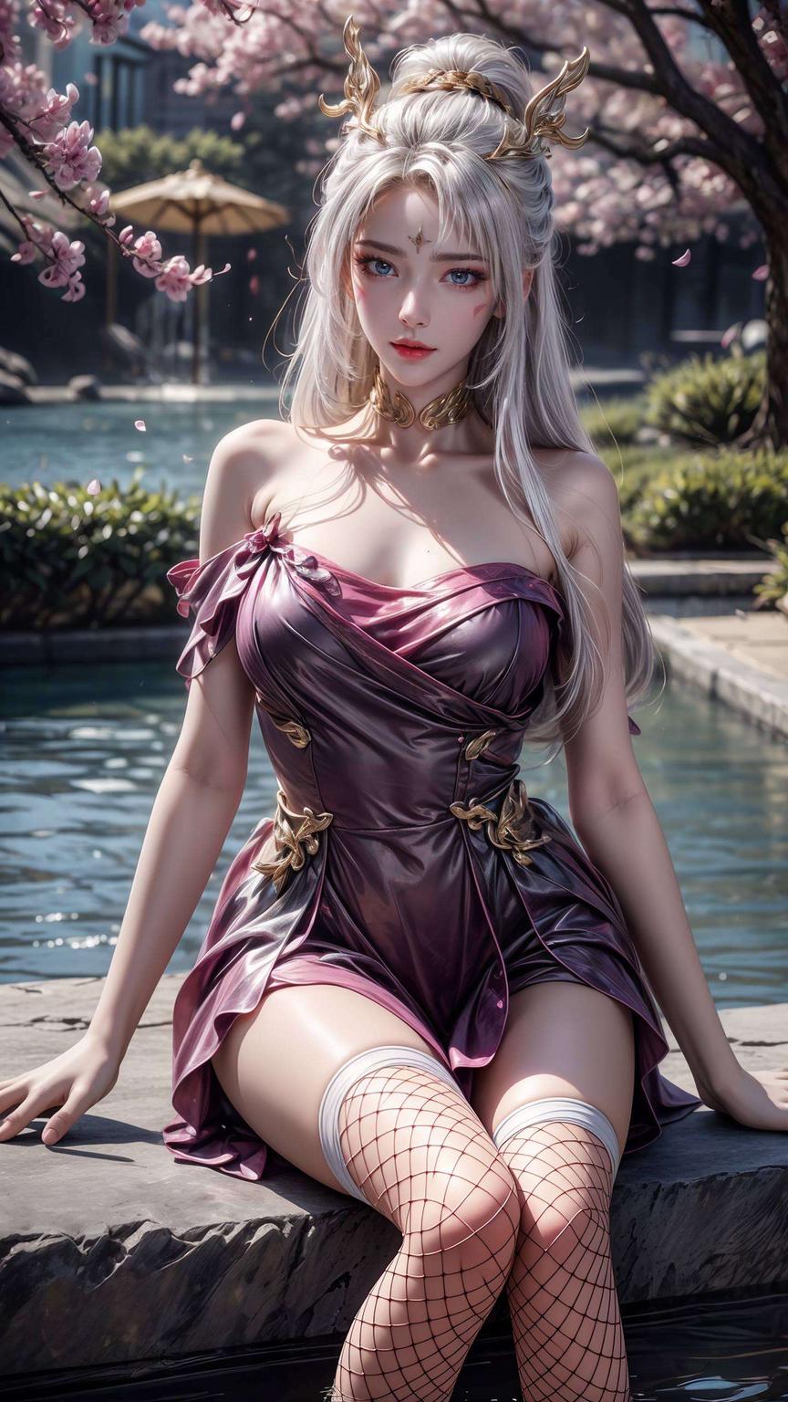 狐耳与尾巴细节满分简直是桌面上的小确幸