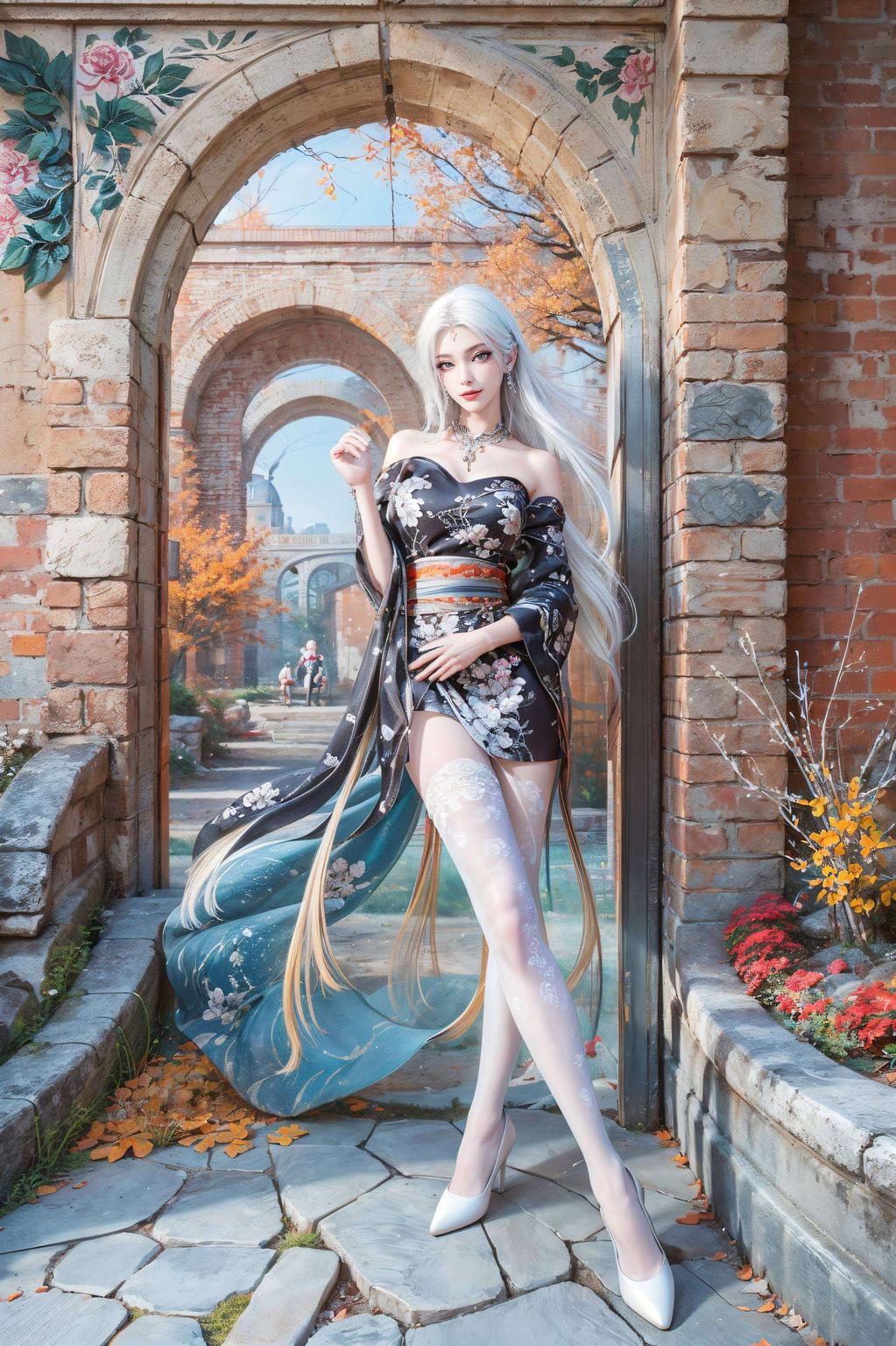 小白仙姿古韵十足