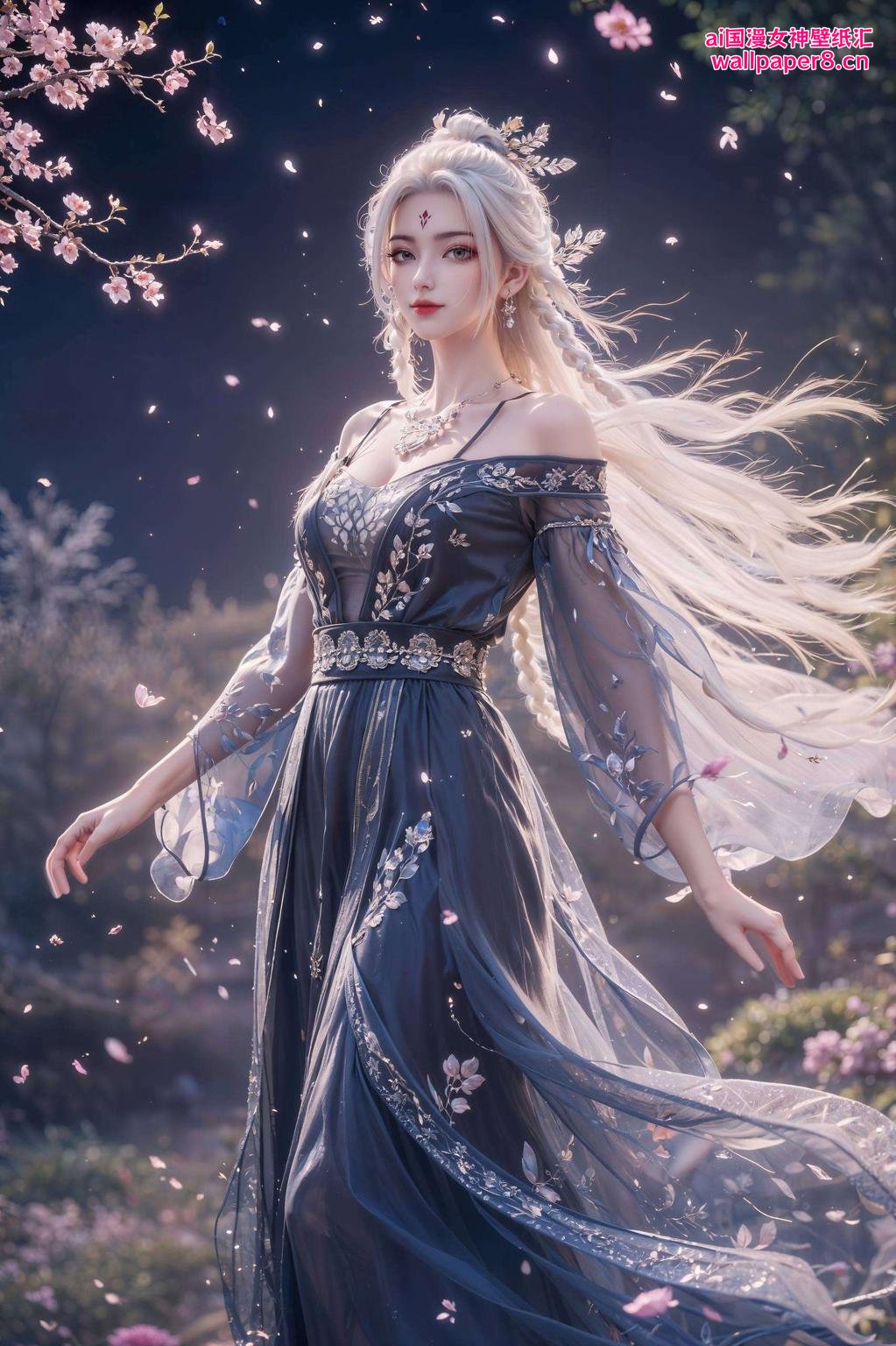 小白仙气逼人这款国漫变装壁纸