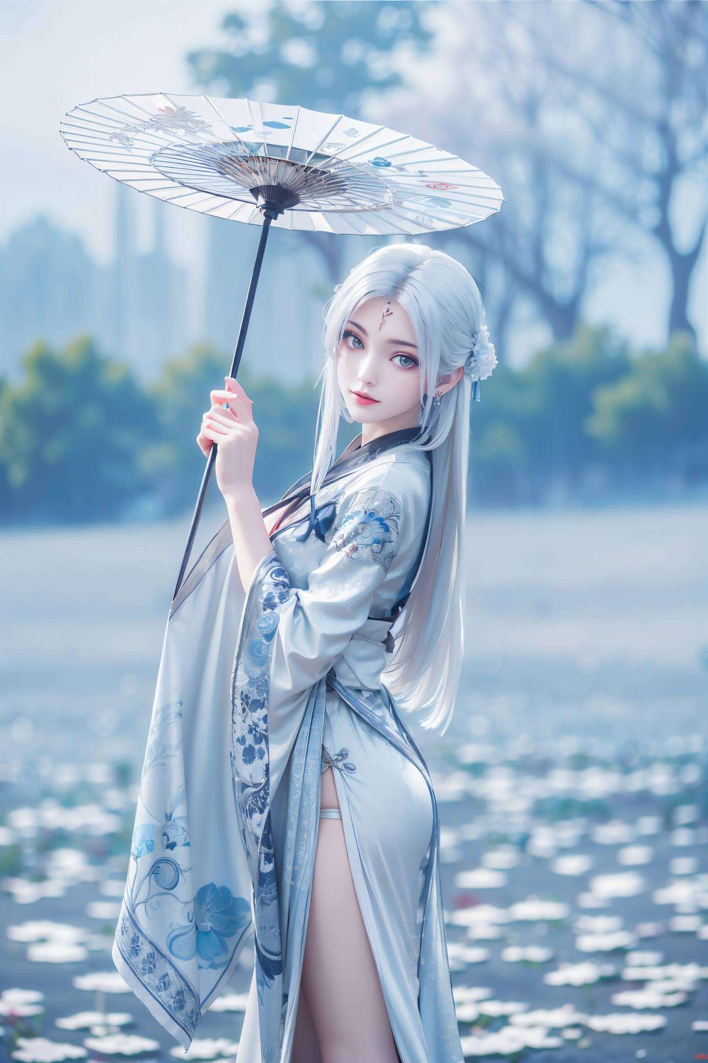 小白萌动心弦超清晰壁纸映晴空