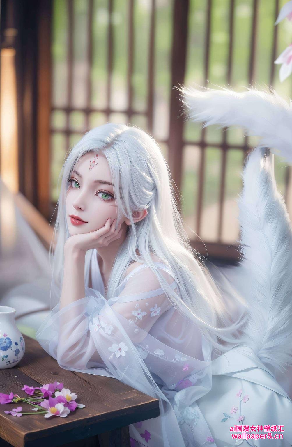 古风漫画之美尽收眼底小白手机8K超清壁纸