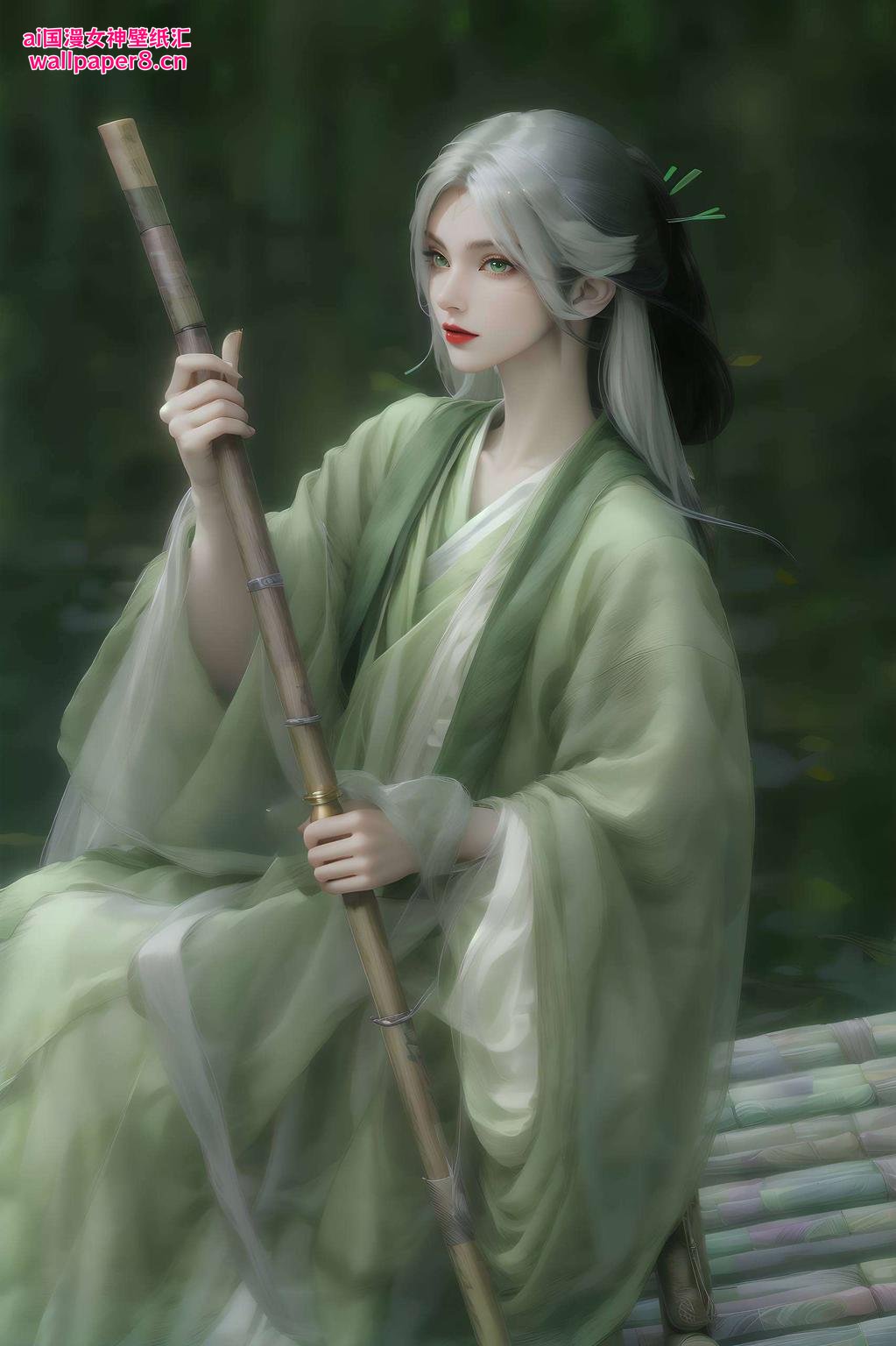 清新脱俗小白仙子翩翩舞