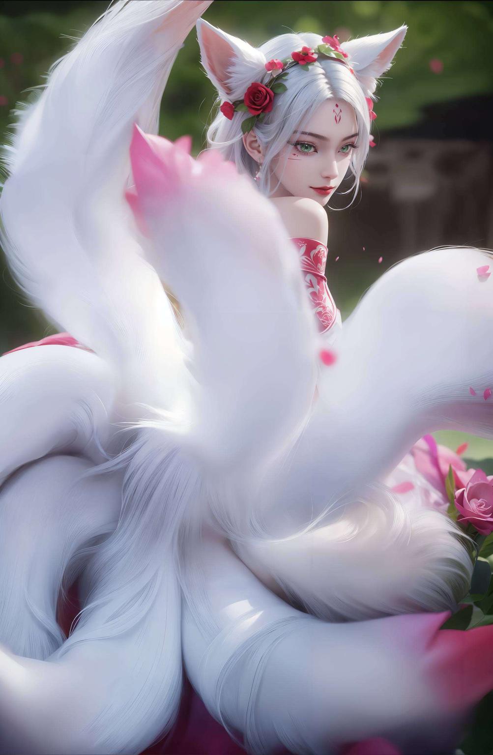 4K超清壁纸小白仙姿