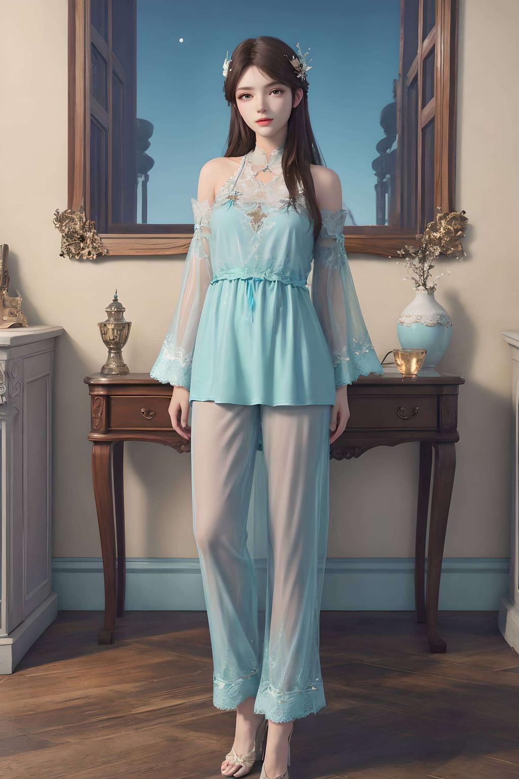 萧炎与萧薰儿浪漫亲吻甜蜜氛围