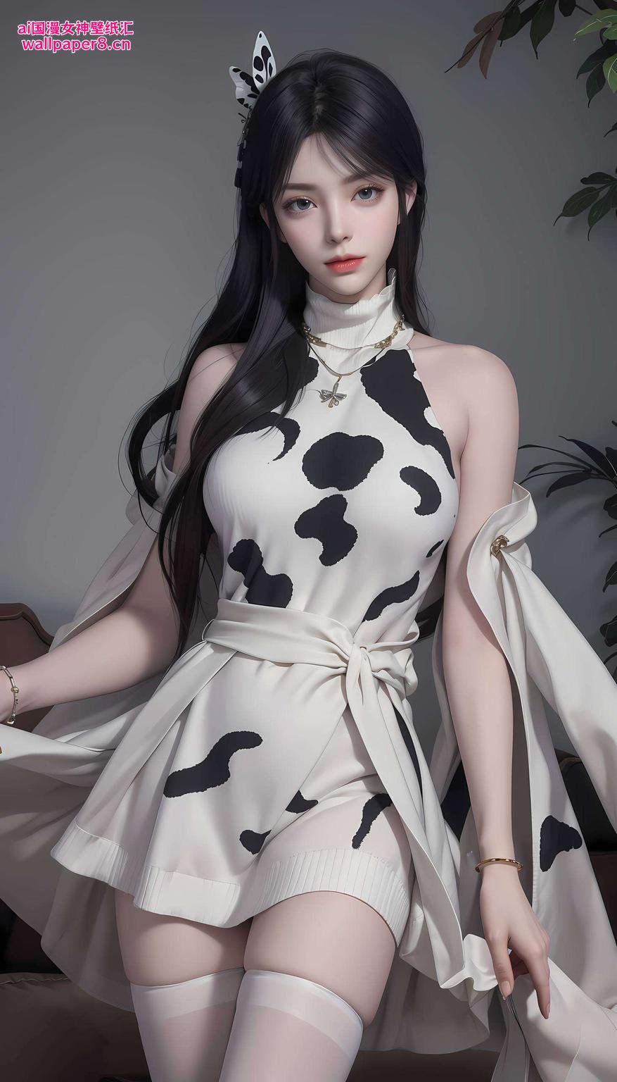 还能保护你的眼睛哦！🌸✨淡雅紫色调萧薰儿的美图壁纸来啦！这款紫色护眼iPhone桌面主题