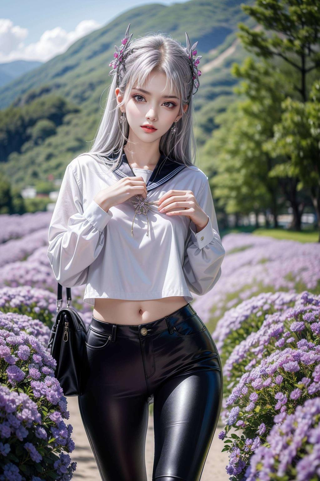 融合了超精致精细的PCins风这款小仙医手机壁纸