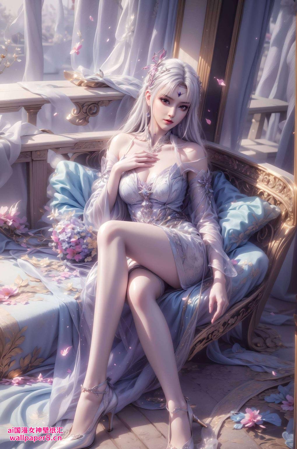 小医仙捂嘴一笑4K超清晰壁纸