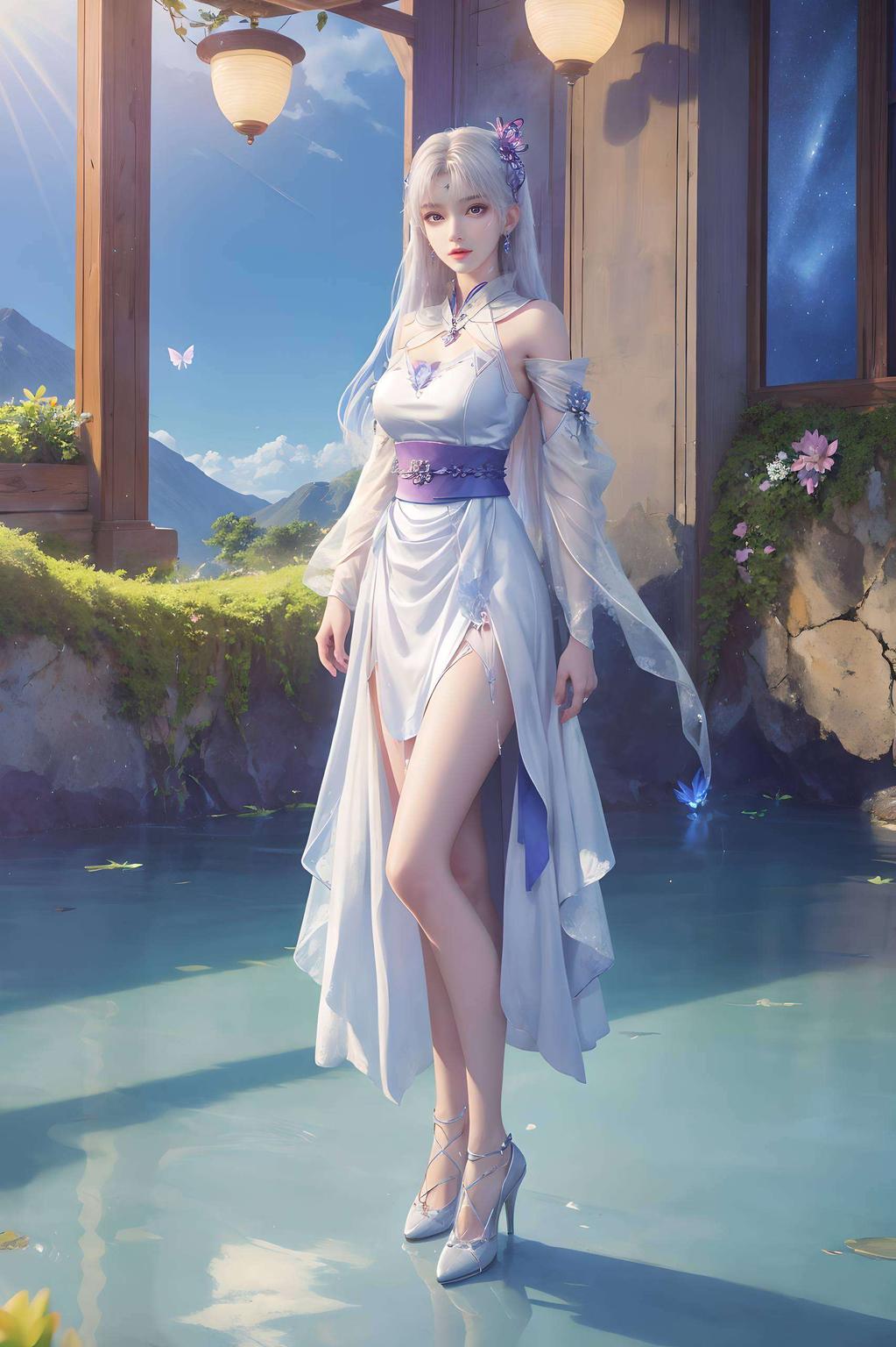 清新脱俗宛如穿越时空的画卷