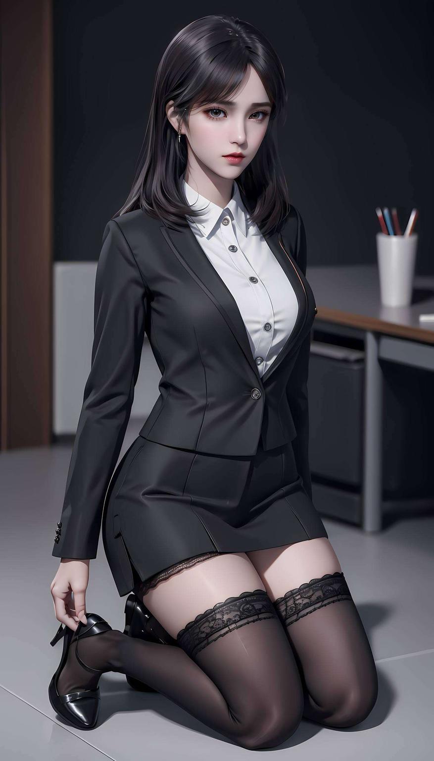 她的每一个细节都清晰可见完美像素