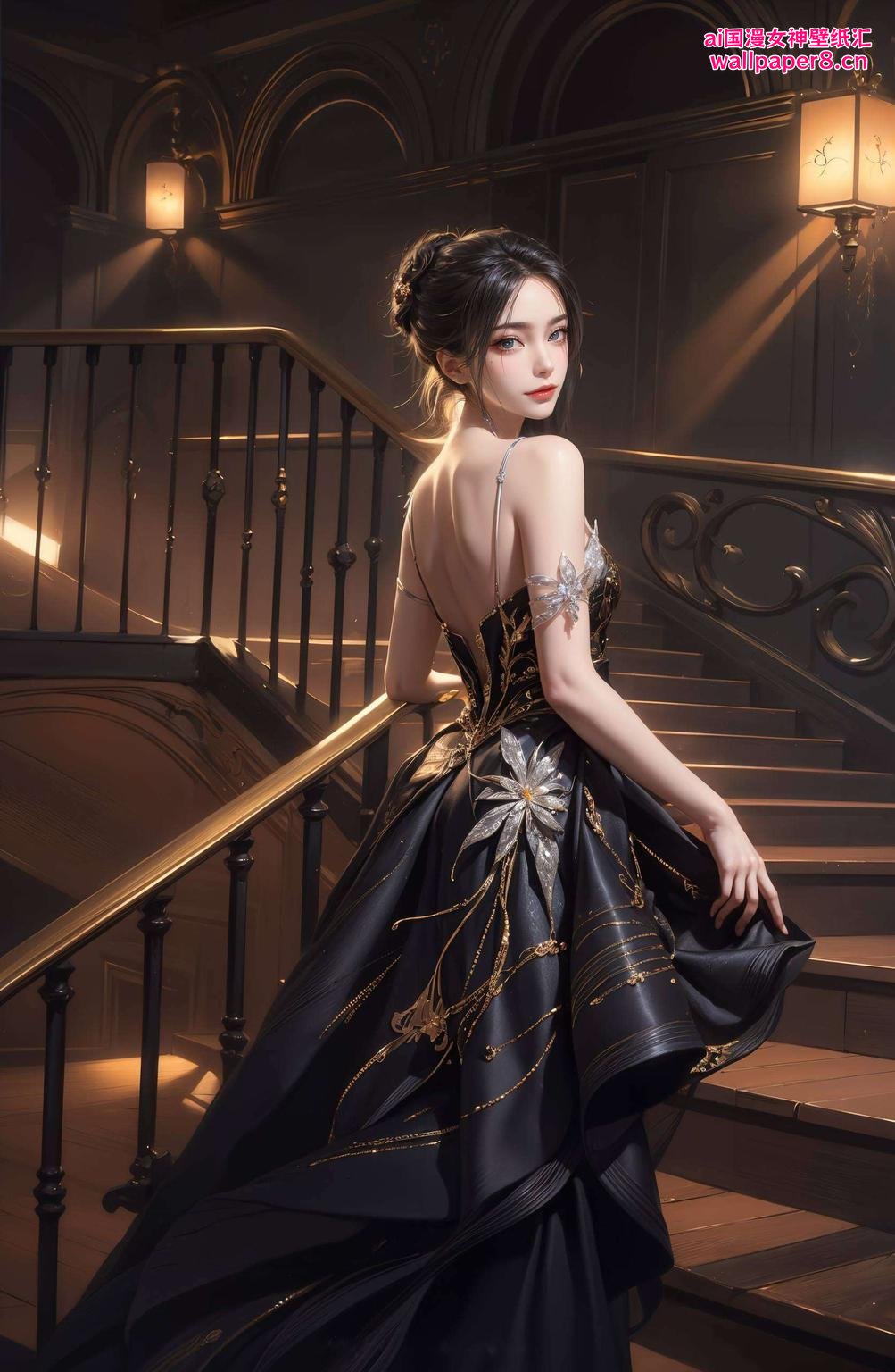 细腻笔触描绘神秘之美焰灵姬手机壁纸高清