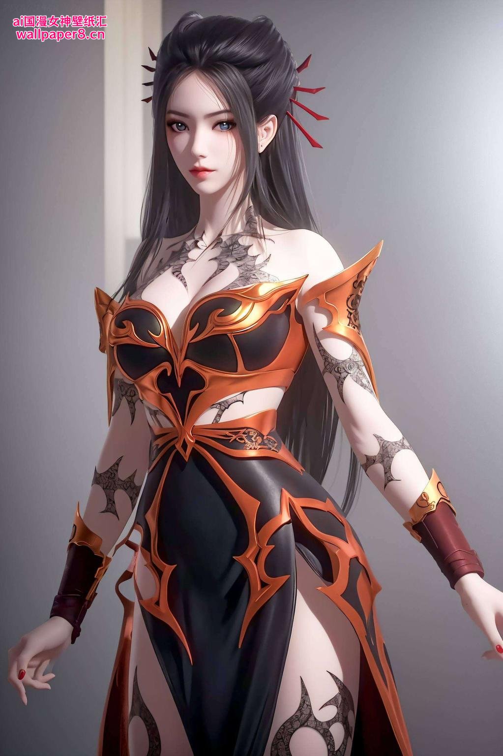 今天给大家带来一组焰灵姬的国漫图片壁纸