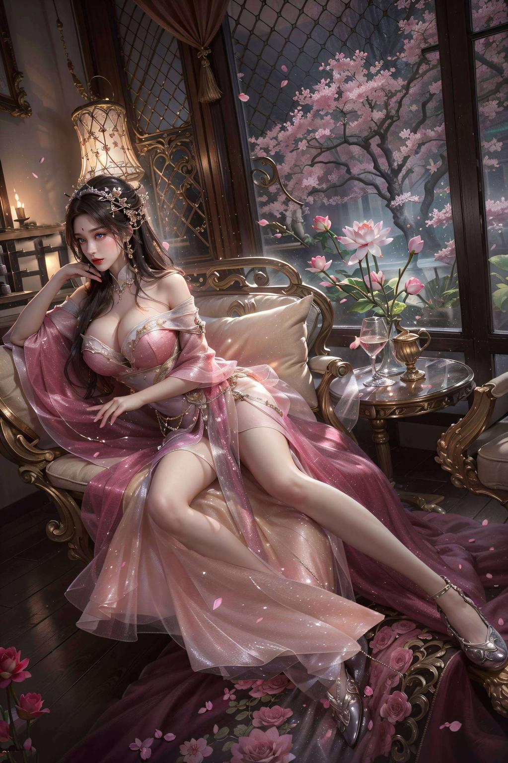 搭配国漫女神壁纸月婵高清高清画质