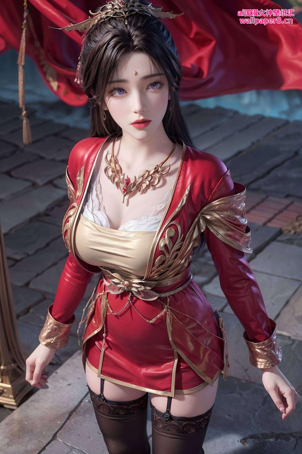 今天给大家带来一款绝美的国漫月婵变装壁纸高清像素