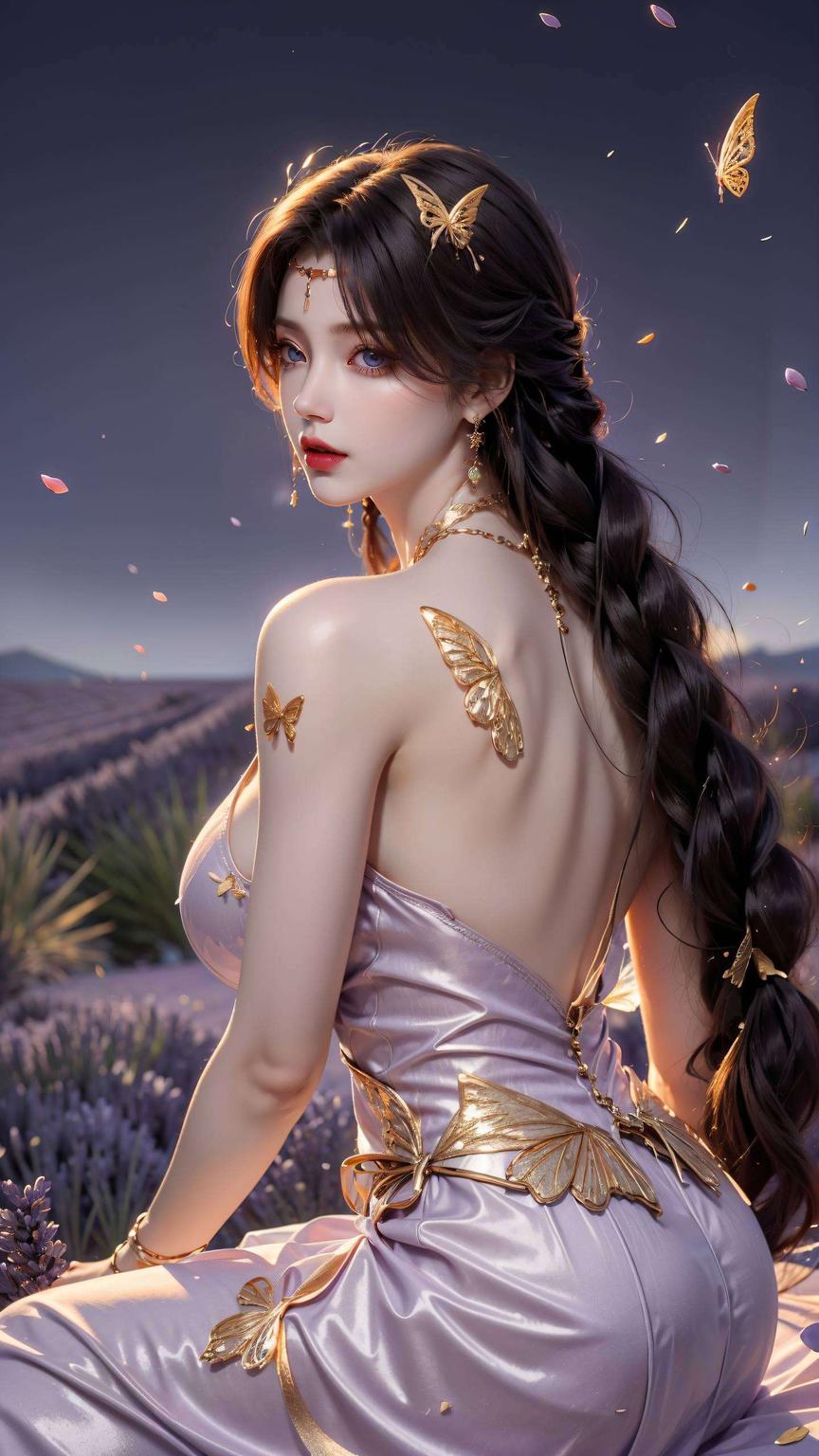 是不是美得让人心动？高清画质画面中的她眼神深邃