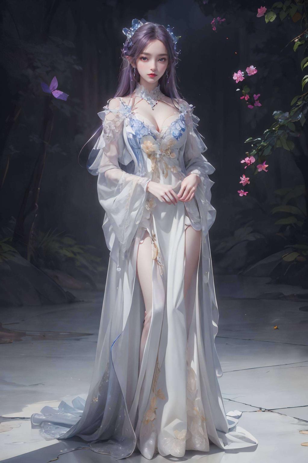 云曦静静地坐在云端