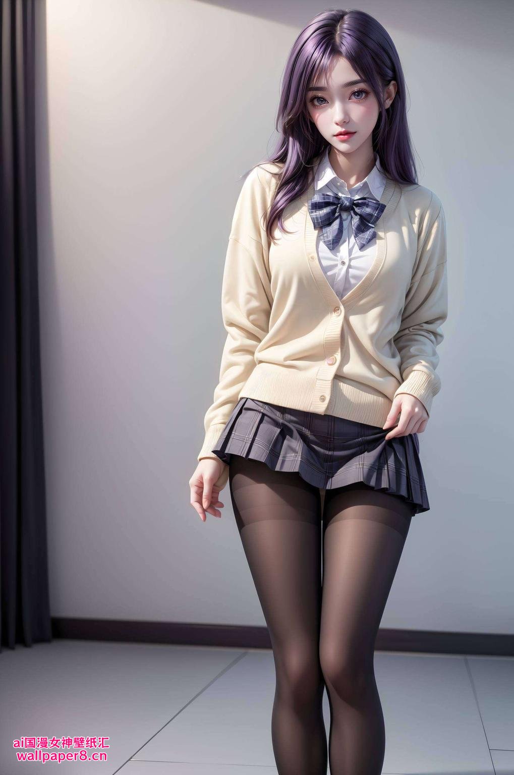 她身姿曼妙清澈泳池边