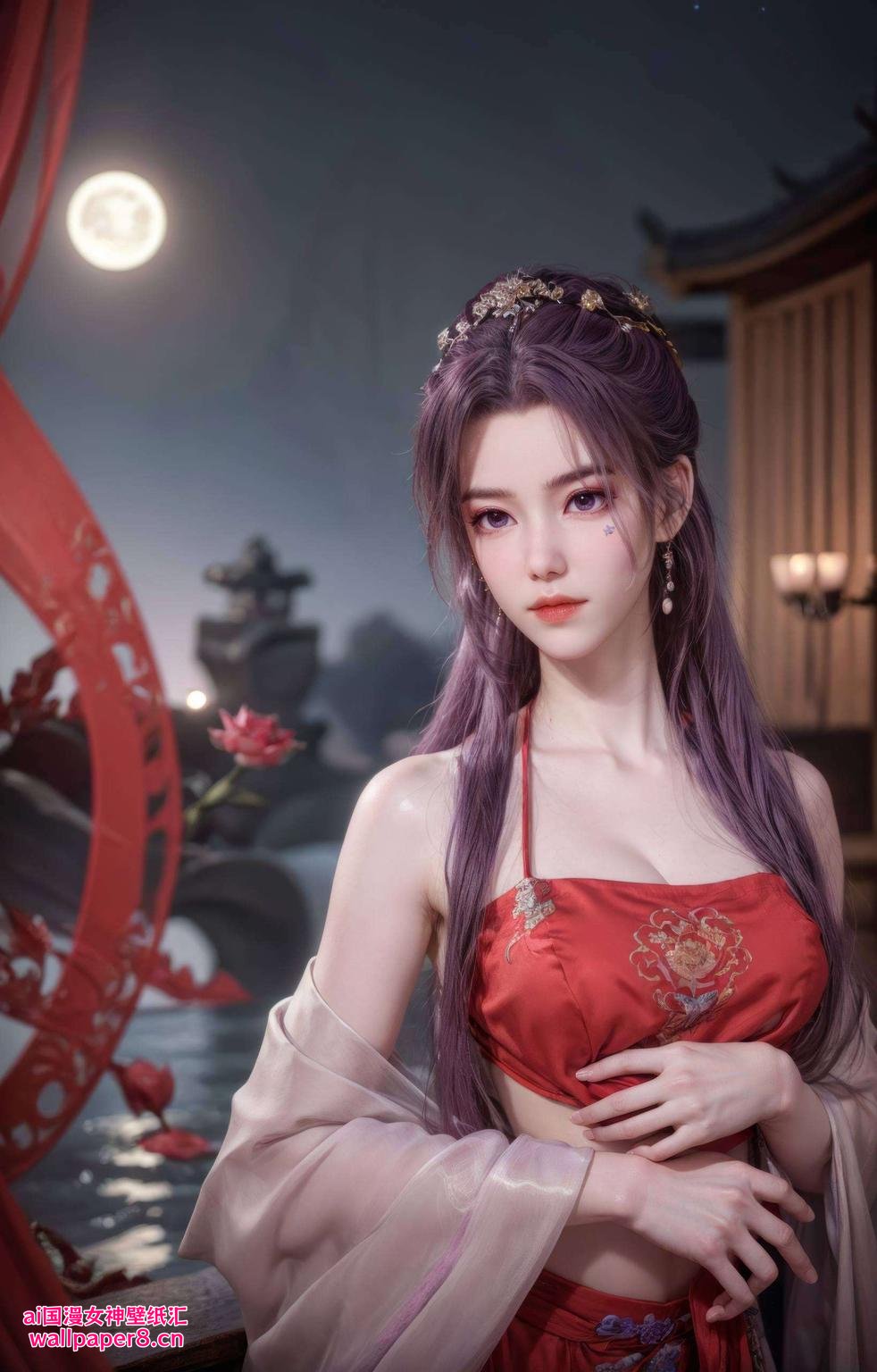 朋友们！今天给大家带来一款超美的伤感免费壁纸专为iPhone打造！这组动态壁纸素材名为‘云霄’