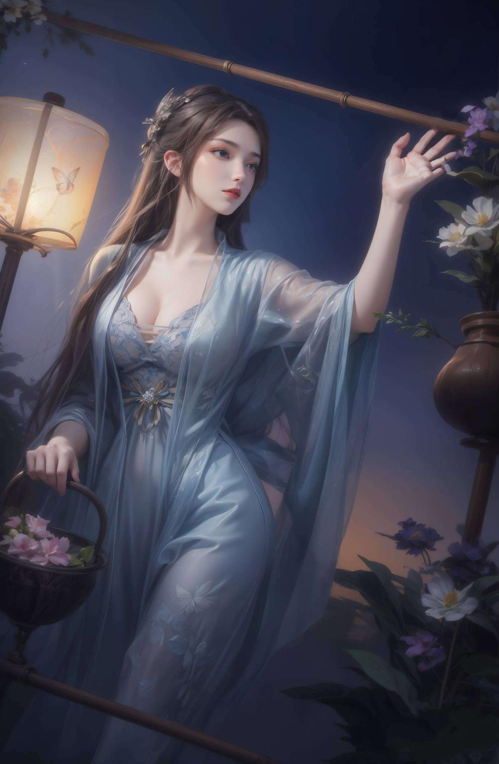 仿佛能穿越时空让我们一起沉浸在这梦幻般的古风世界吧！”