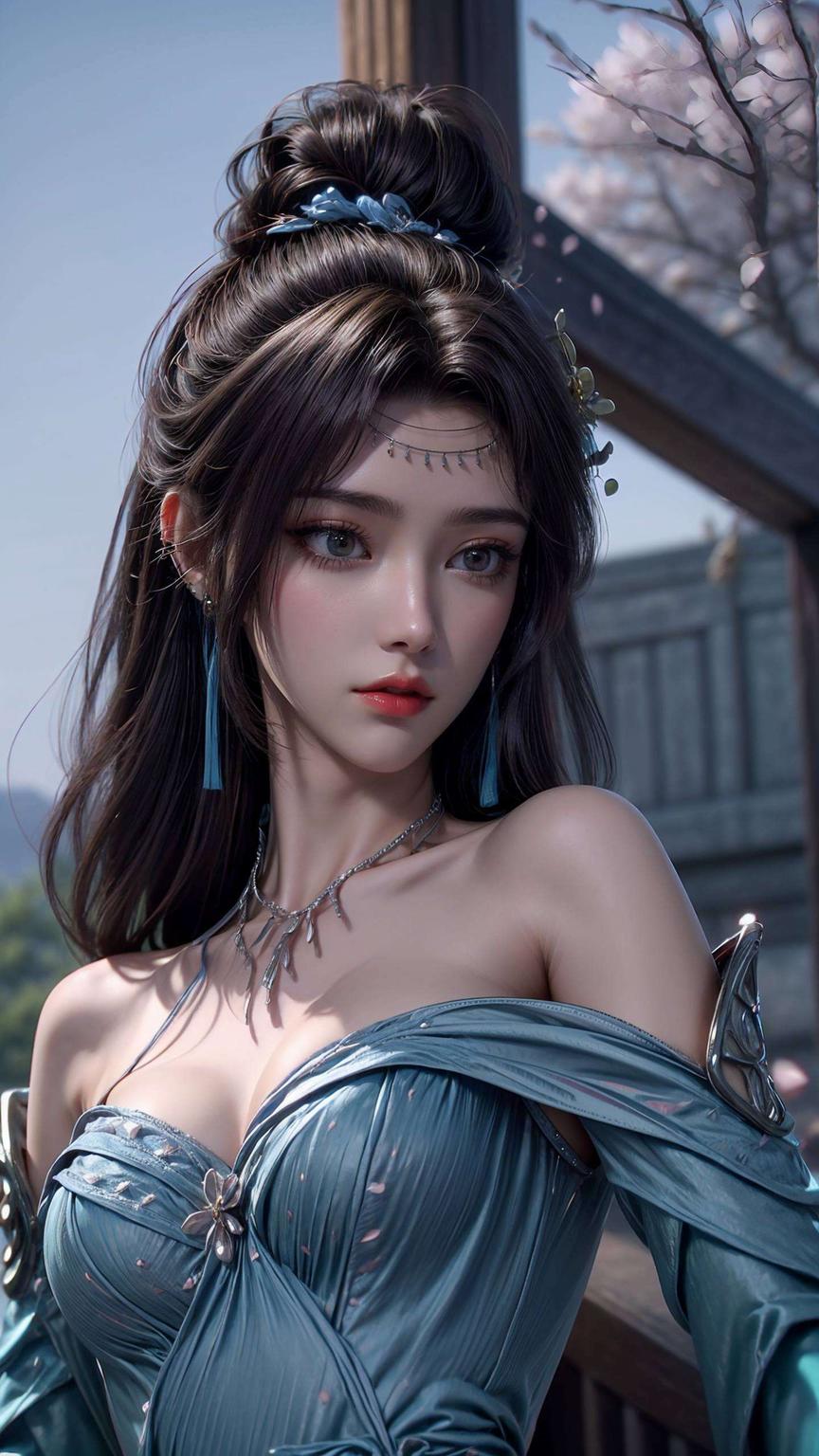 这红色面罩的云韵眼神深邃神秘