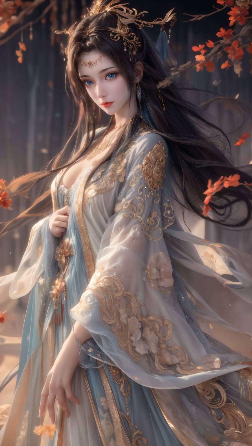 主角是我们可爱的云韵哦！这壁纸简直萌化人心放在QQ上