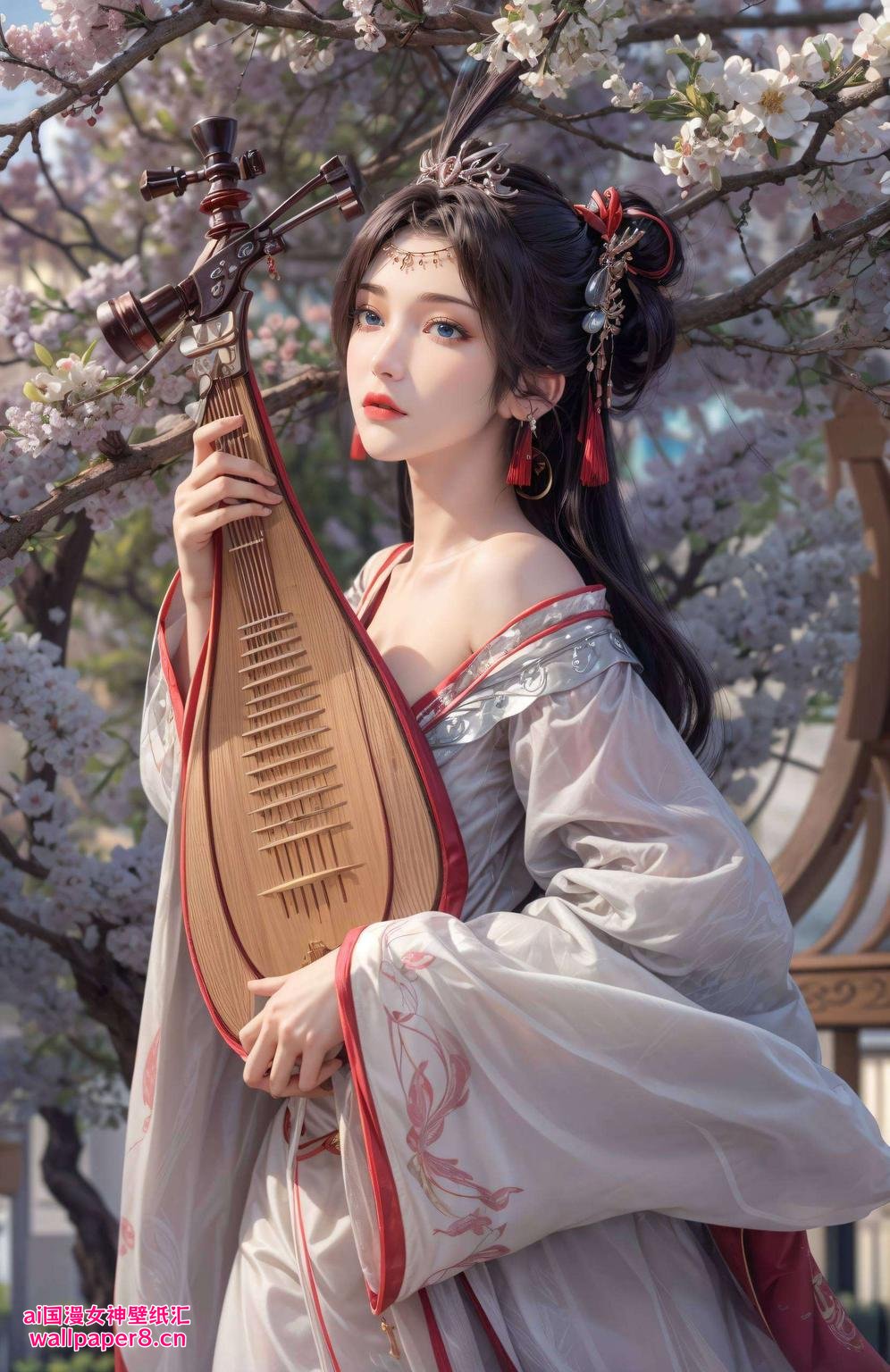 云韵面纱轻舞简洁风iPhone壁纸