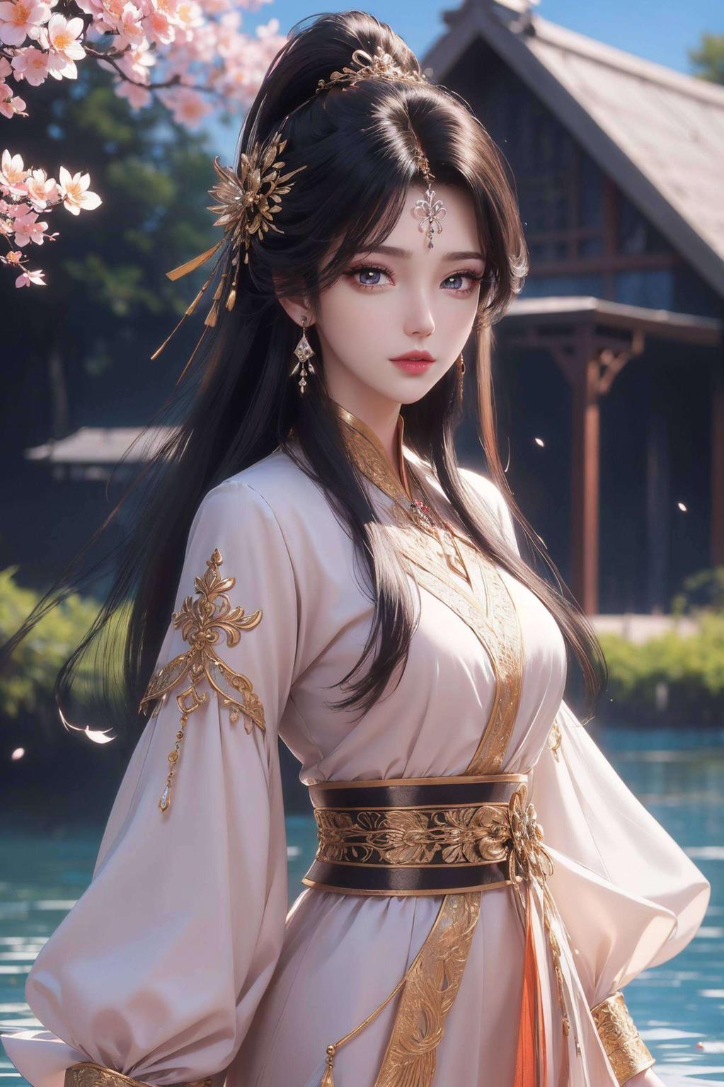 细腻像素绘完美周紫虹单人壁纸