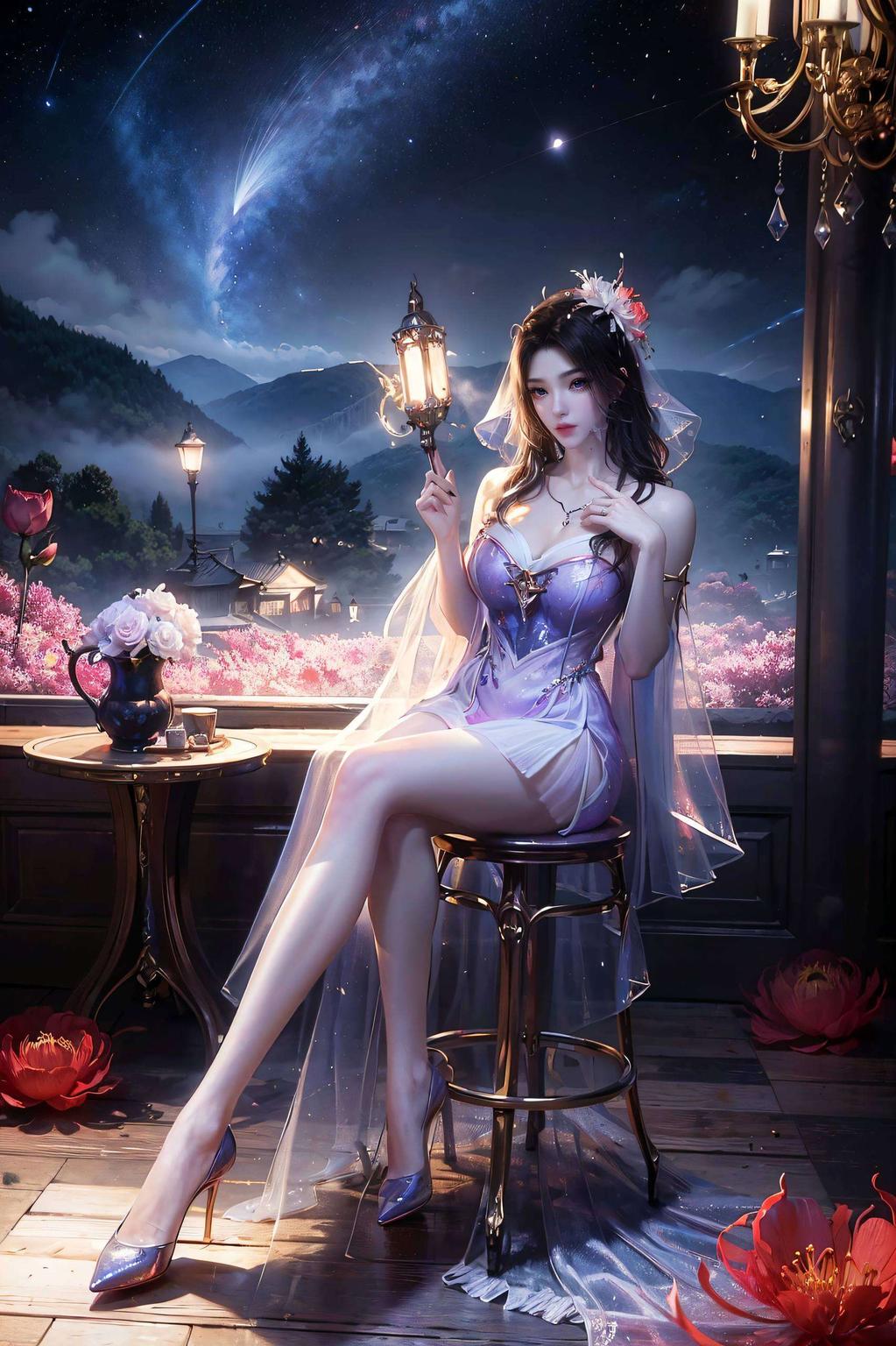 仿佛穿越时空古风元素点缀其间